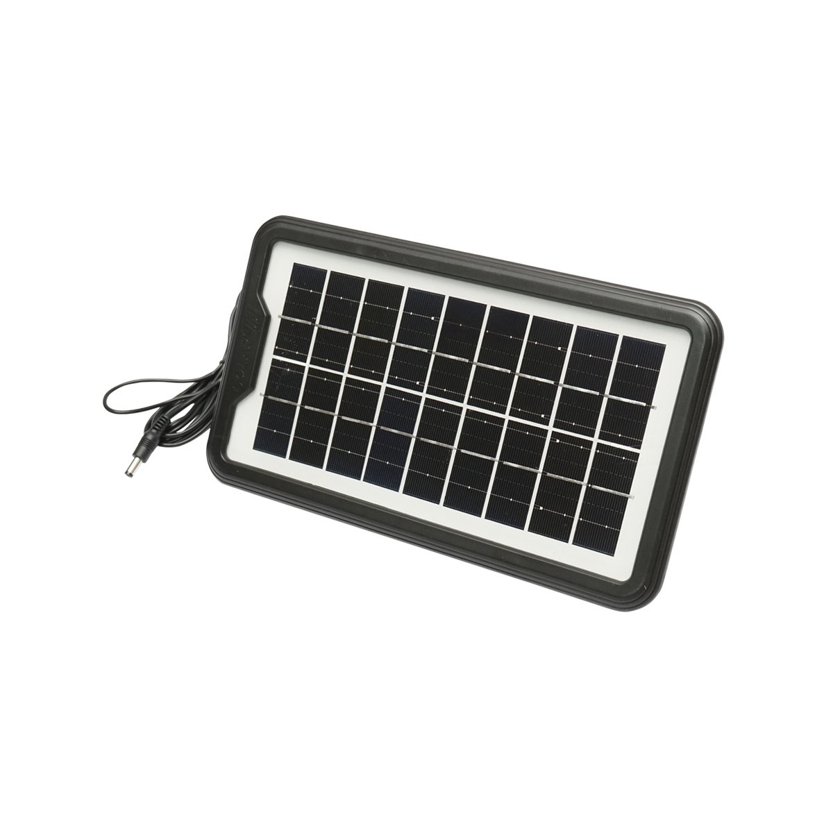 Kit iluminat portabil LED cu 3 becuri/proiector, panou solar si baterie 6V, 4.5Ah pentru pescuit camping GD-12